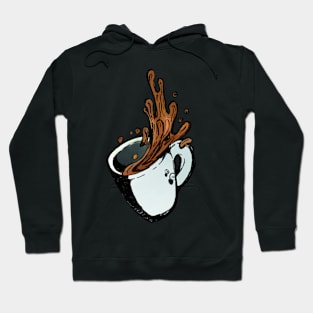 Coffee is spilling pattern Hoodie